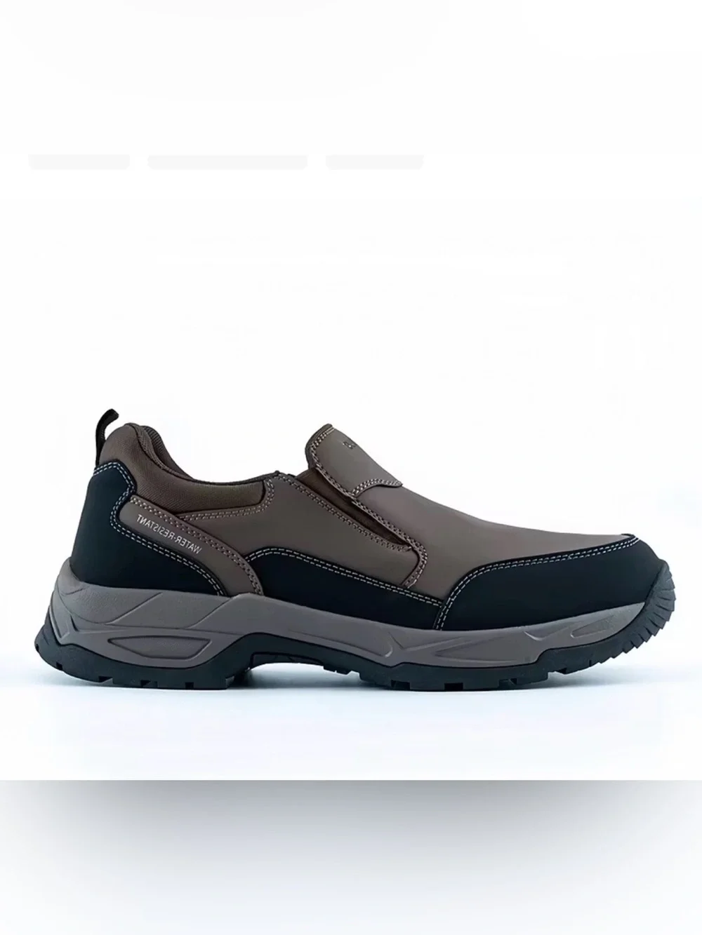 Tank TreadMen's Slip-On Work Loafers in Brown and Black